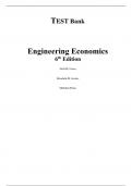 Engineering Economics Financial Decision Making for Engineers 6th Canadian Edition, 6e By Niall Fraser, Elizabeth Jewkes, Mehrdad Pirnia (Solution Manual with Test Bank)	