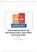 Samenvatting BOEK + LESSEN european and  international justice