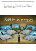 Test Bank for Survey of Operating Systems, 6th Edition