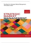 Test Bank for Strategic Market Management 10th Edition Aaker