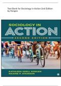 Test Bank for Sociology in Action 2nd Edition by