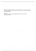 Week 3 Case Discussion Cardiovascular What Leads Demonstrate the ST Depression, NR 603: Advanced Clinical Diagnosis, and Practice Across the Lifespan, Chamberlain