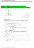 Mat1503 assignment 2 Questions and Solutions (Unisa) With 100% Well Elaborated and Accurate Answers (Graded A+)