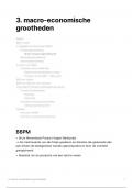 Samenvatting -  Economie macro economische grootheden