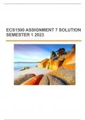 ECS1500 ASSIGNMENT 1 SOLUTION semester 1 2025