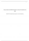 NURS 6630: Psychopharmalogical Approaches to Treat Psychopathology Therapy for Patients with ADHD/ ODD Assignment: Assessing and Treating Patients with ADHD