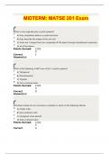 MIDTERM: MATSE 201 Exam Final Q&A 