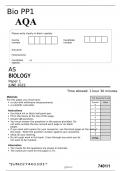 AQA JUNE 2022 AS BIOLOGY Paper 1 FINAL QUESTION PAPER