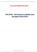 PVL3704 EXAM PACK 2023