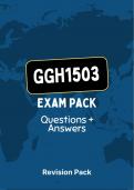 GGH1503 EXAM PACK 2023