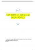 NHA_CCMA_PRACTICE with verified Answers