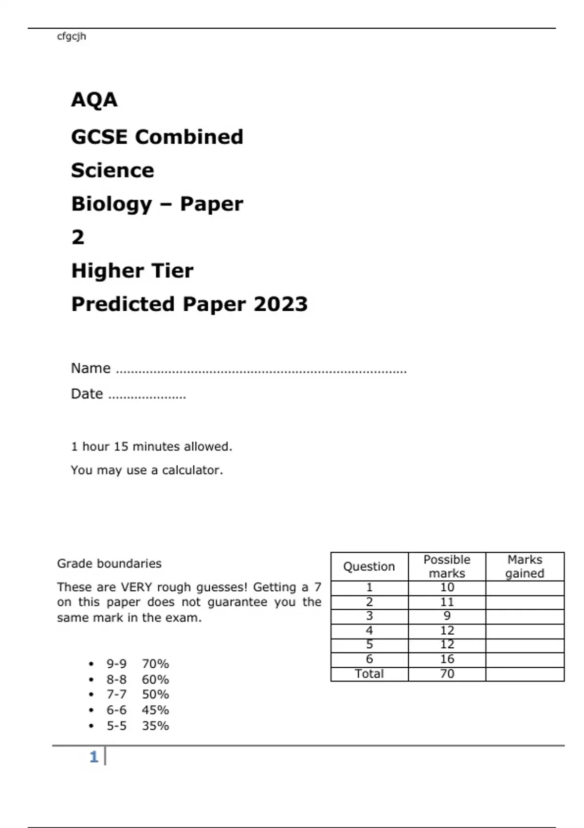 aqa-gcse-combined-science-biology-paper-2-higher-tier-predicted-paper