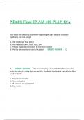 NR 601 Final Exam 2023/2024