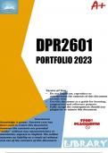 DPR2601 Exam Portfolio 2023 