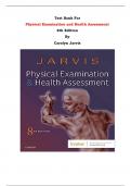 Test Bank For Physical Examination and Health Assessment 8th Edition By Carolyn Jarvis | Chapter 1 – 27, Latest Edition|