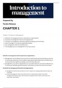 "Comprehensive Overview: Introduction to Management and Ethical Responsibilities in the 21st Century"