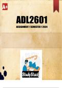 ADL2601 Assignment 1 Semester 1 - DUE 8 April 2024