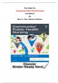 Test Bank For Community Public Health Nursing  7th Edition By Mary A. Nies, Melanie McEwen | Chapter 1 – 34, Latest Edition|