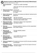 Module & Lecture 2 of IRM: Qualitative Interviewing & Methodologies