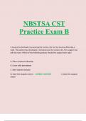 NBSTSA Practice Exam B 2023/24