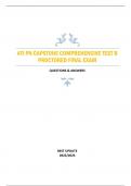 ATI PN CAPSTONE COMPREHENSIVE TEST B PROCTORED FINAL EXAM - QUESTIONS & ANSWERS (GRADED A+) BEST UPDATE 2022/2023