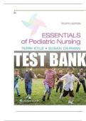 Essentials of Pediatric Nursing 4th Edition Kyle Carman Test Bank