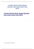 I Human Rachel Hardy; Breast Disorder case study Latest (may 2023).