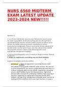 NURS 6560 MIDTERM EXAM LATEST UPDATE 2023-2024 NEW!!!!! 2 Exam (elaborations) WALDEN UNIVERSITY NRNP 6560 FINAL EXAM (GRADED A) NURS 6560 FINAL EXAM (GRADED A)LATEST 2023-2024 3 Exam (elaborations) NRNP 6560 FINAL EXAM LATEST 2022-2024 VERSION 1 EXAM 10