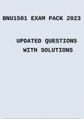 BNU1501 EXAM PACK 2023