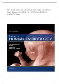 Test Bank for Larsen’s Human Embryology, 5th Edition,