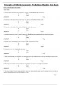 Complete Test Bank Principles of MICROeconomics 9th Edition Mankiw Questions & Answers with rationales (Chapter 1-22)