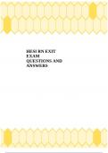 HESI RN EXIT EXAM QUESTIONS AND ANSWERS