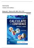 Test Bank - Calculate with Confidence, 7th and 8th Edition by Morris | All Chapters