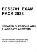 ECS3701 EXAM PACK 2023