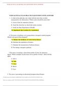 NURS 442 FINAL EXAM PRACTICE QUESTIONS WITH ANSWERS