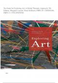 Test bank for Exploring Art A Global Thematic Approach