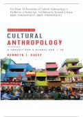 Test Bank for Essentials of Cultural Anthropology