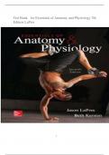 Test Bank for Essentials of Anatomy and Physiology 7th