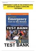 Nancy Caroline’s Emergency Care in the Streets – 8th edition Test Bank