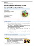 Samenvatting klinische biologische psychologie 2022-2023