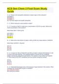 ACS Gen Chem 2 Final Exam Study Guide.