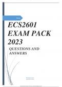 ECS2601 EXAM PACK 2023