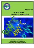 ORGANIC CHEMISTRY-II