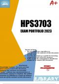 HPS3703 PORTFOLIO 2023 [May/June _Main Exam Answers]