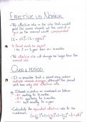 Summary of effective/nominal interest rates and changing between the two for AP Mathematics.