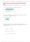 PHY 102 Exam 2 Questions And Answers 100% Correct