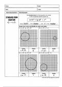 U10L9 Standard Form of a Circle Notes H