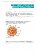 ATI TEAS 7 Science (Human Anatomy and Physiology)
