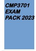 CMP3701 EXAM PACK 2023