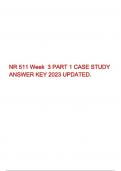 NR 511 Week 1  UPTO FINAL EXAM QUESTIONS AND ANSWERSGRADED EXAM 2023 RATED A+.